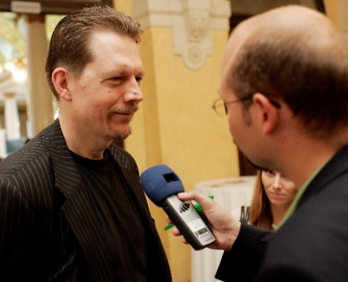Geschäftsführender Gesellschafter Thomas J. Wiendl im Gespräch mit Journalisten